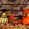 Organzy zakjes Halloween 12 x 15 cm - mix van patronen en kleuren Halloween