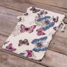 Zak à la linnen met print 22 x 30 cm - natuurlijk / vlinder Linnen zakken