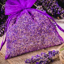 Organza zakjes 18 x 24 cm - lichtpaars Zakjes voor lavendel