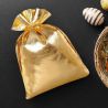 Metaalachtige zakjes 12 x 15 cm - goud metallic Gouden zakjes
