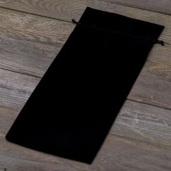 Fluwelen zakjes 11 x 20 cm - zwart Fluwelen zakjes