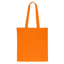 Een katoenen tas 38 x 42 cm met lange hengsels - oranje Oranje zakjes