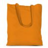 Een katoenen tas 38 x 42 cm met lange hengsels - oranje Vrouwendag