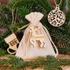 Houten hangertjes - Kerstmis Accessoires en decoraties