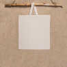 Een katoenen tas 38 x 42 cm met korte hengsels - natuurlijke kleur Hotel accessoires