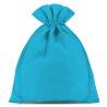 Katoenen zaks 22 x 30 cm - turquoise Turquoise zakjes