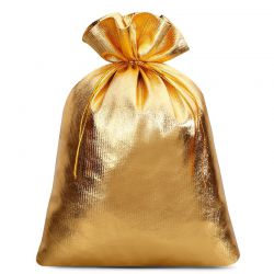 Metaalachtige zakjes 18 x 24 cm - goud metallic Metaalachtige zakjes