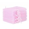 Organza zakjes 30 x 40 cm - lichtroze Roze zakjes