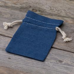 Jeans zakjes 10 x 13 cm - blauw Kleine zakjes