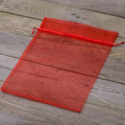 Organza zakjes 30 x 40 cm - rood Zakken met snelle en gemakkelijke sluiting
