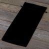 Fluwelen zakje 16 x 37 cm - zwart Zwarte zakken