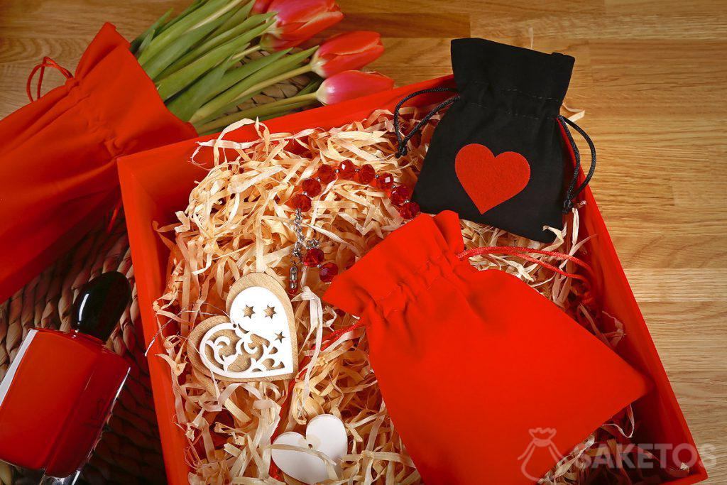 Set cadeaus voor Valentijnsdag