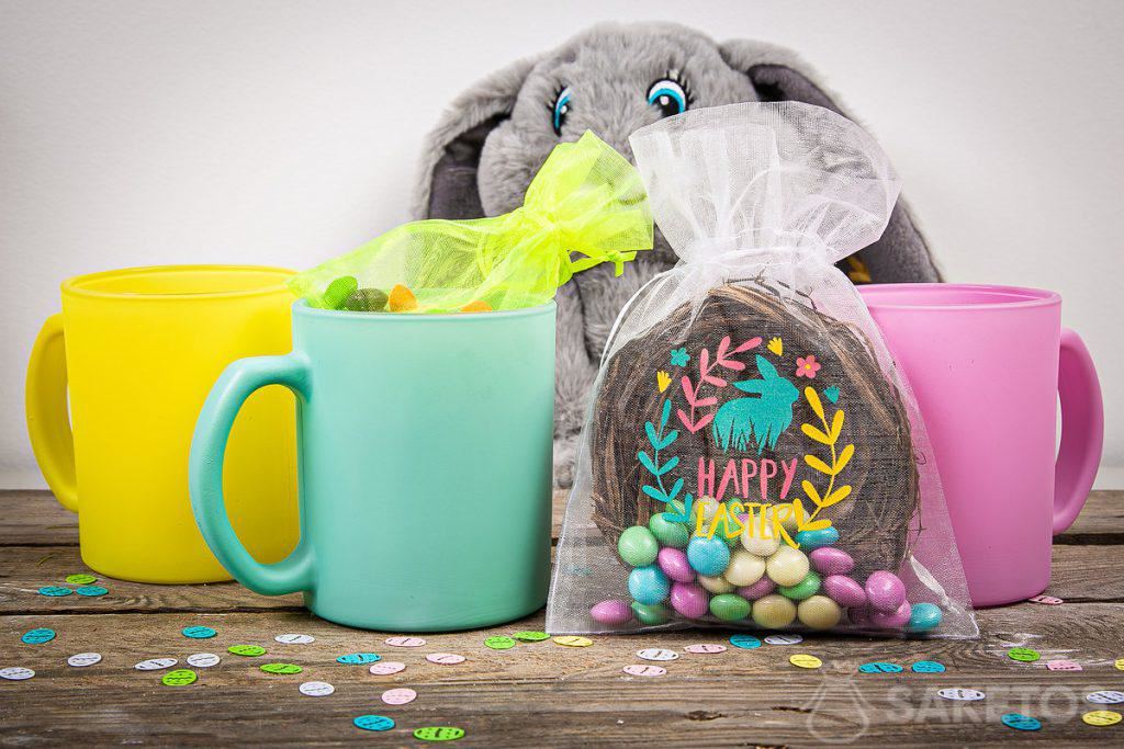 tas voor paasgeschenken - vrolijk Pasen