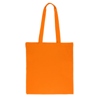 Een katoenen tas 38 x 42 cm met lange hengsels - oranje Oranje zakjes