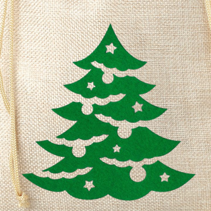 Jute zakjes 30 x 40 cm - Kerstmis - Kerstboom Gelegenheden zakjes
