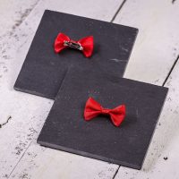 Strikken uit stof 4 x 2 cm - rood Alle producten