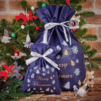 Nonwoven zakken 20 x 30 cm met print - Kerstmis Alle producten