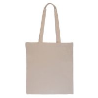 Een katoenen tas 38 x 42 cm met lange hengsels - natuurlijke kleur Katoenen zakjes