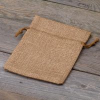 Jute zakjes 12 x 15 cm - lichtbruin Zero waste