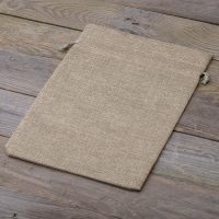 Jute zakjes 26 x 35 cm - natuurlijke kleur Zakken met snelle en gemakkelijke sluiting