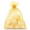 Organza zakjes 12 x 15 cm - goud Gouden zakjes