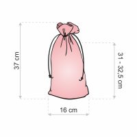 Organza zakjes 16 x 37 cm - wit Lifehack – slimme ideeën