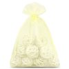 Organza zakjes 18 x 24 cm - ecru Ecru zakken