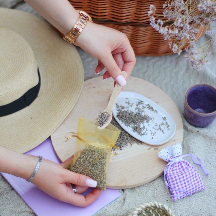 Organza zakjes 18 x 24 cm - goud Valentijn