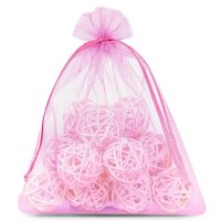 Organza zakjes 40 x 55 cm - roze Druiven bescherming