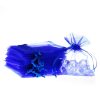 Organza zakjes 7 x 9 cm - blauw Tafeldecoratie