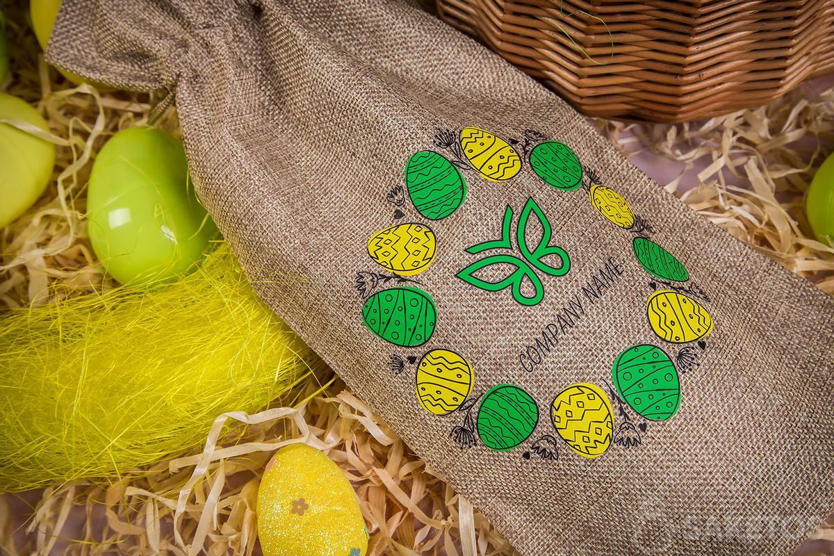 Een zakelijke verpakking voor uw paasgeschenken! 8 Cadeau tassen