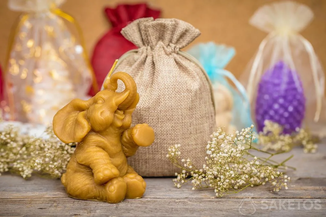 De jutezak is een universele decoratie op zich