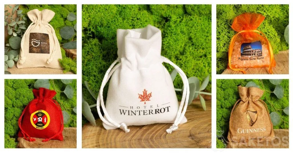 Onze projecten - zakjes met klantlogo