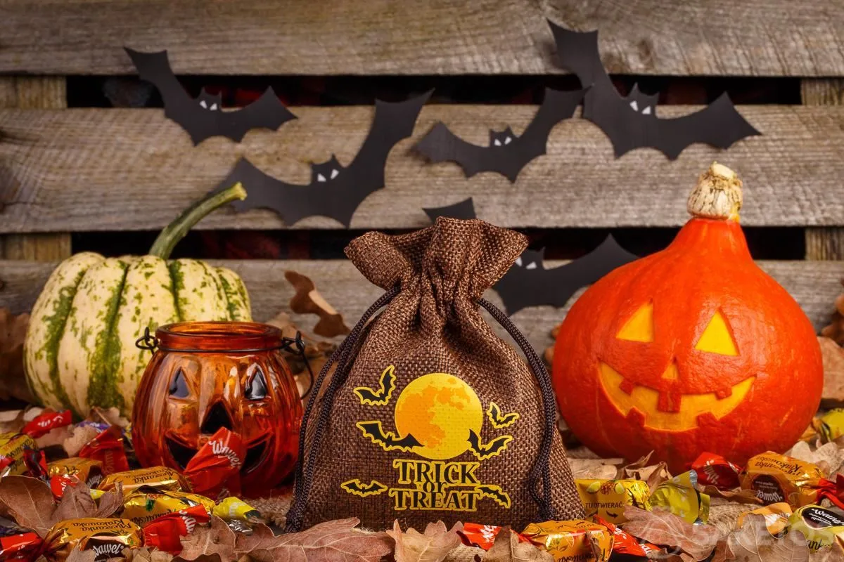 Ga na welke in 2018 de meest modieuse verpakkingen voor Halloweensnoepjes zijn 2 Halloween-tassen