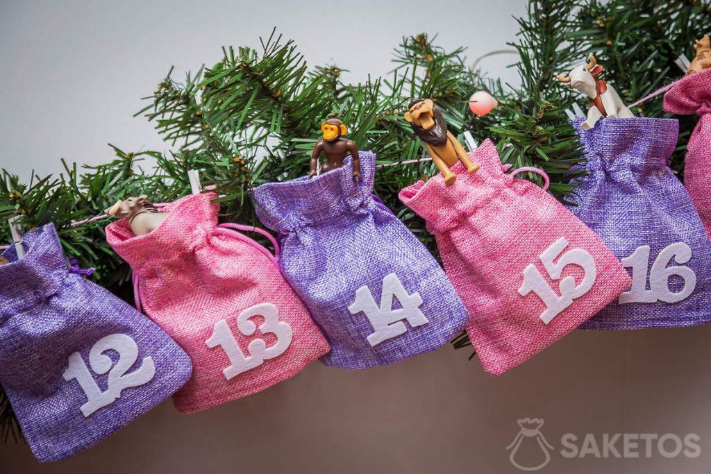 Dierenfiguurtjes - dit is een idee voor speelgoed om in de doos van een adventskalender te stoppen.