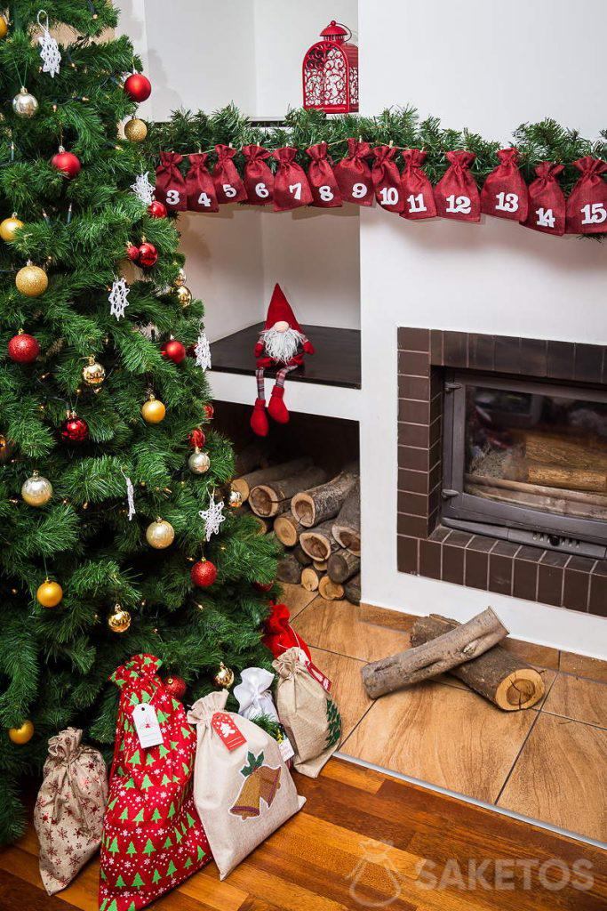 Elegante adventskalender voor volwassenen en kinderen