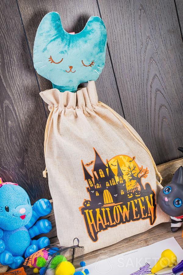 Versiering van de kinderkamer - Halloween geeft inspiratie 7 Halloween geschenkzakjes kunnen gebruikt worden als originele decoratie voor een kinderkamer