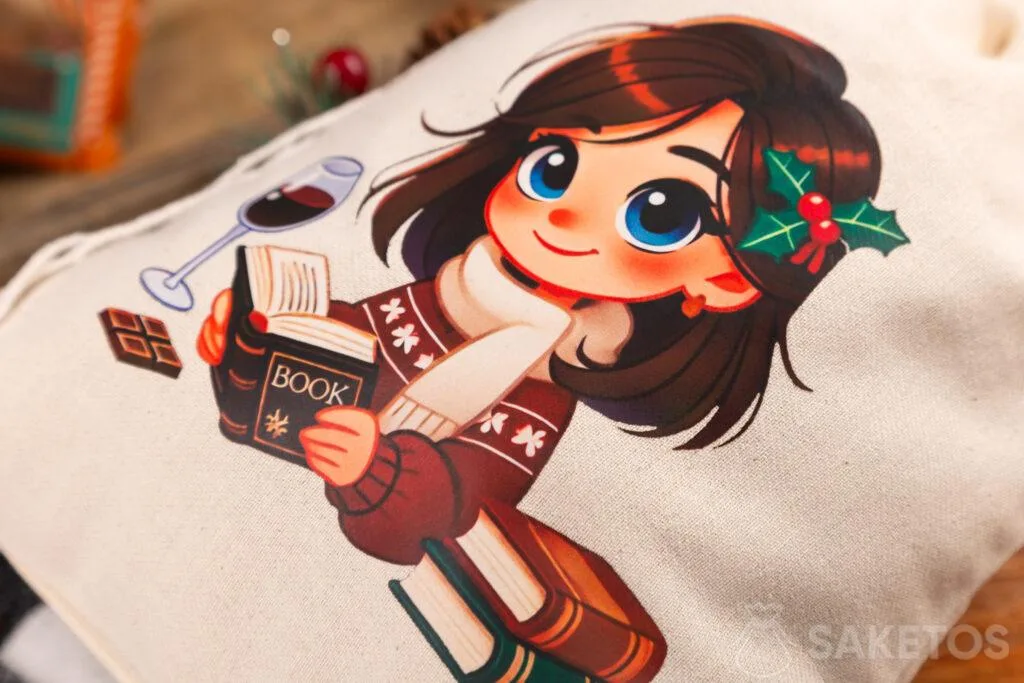 Technologie die tonale overgangen en full-colour prints mogelijk maken 4 Fotografische drukkwaliteit - close-up van bedrukking op zakjes