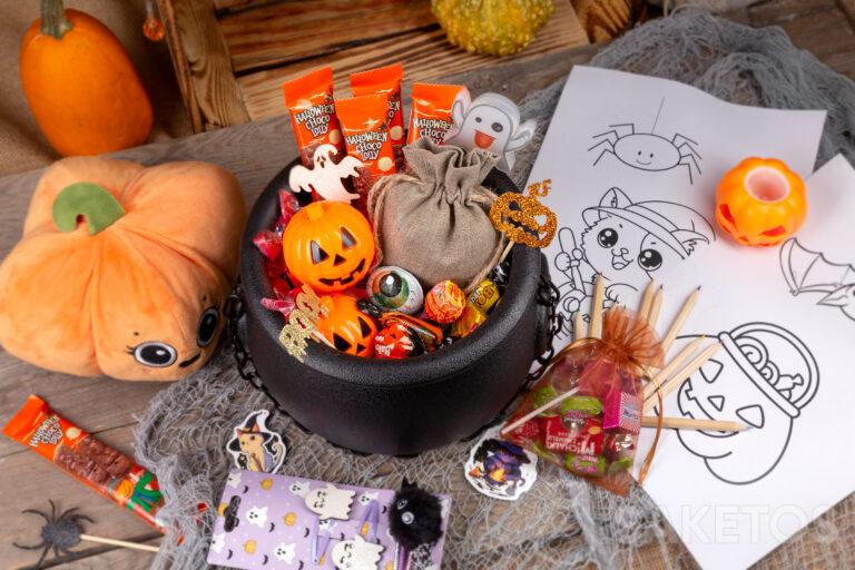 Wat is een Halloweenmand en wat kun je erin stoppen? Herfstcadeaugids - ideeën voor Halloween-aankopen 3 Halloween zakken - cadeau-idee voor kinderen