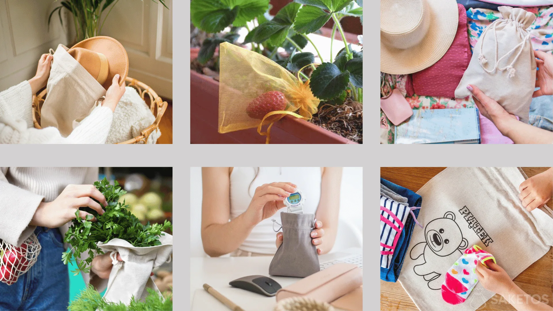 Inspireer klanten om zakjes opnieuw te gebruiken