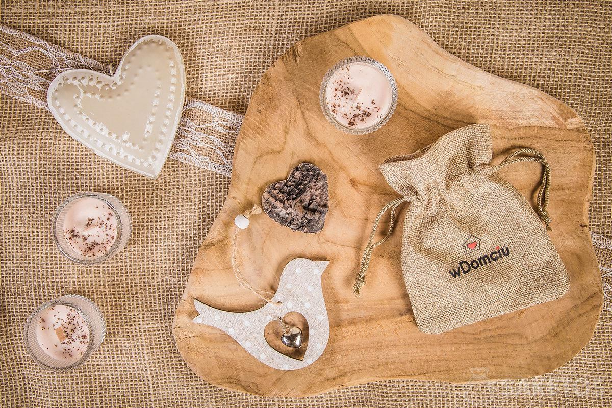 Jute zakjes voor kaarsen