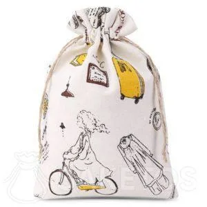 linnen zakjes in de keuken