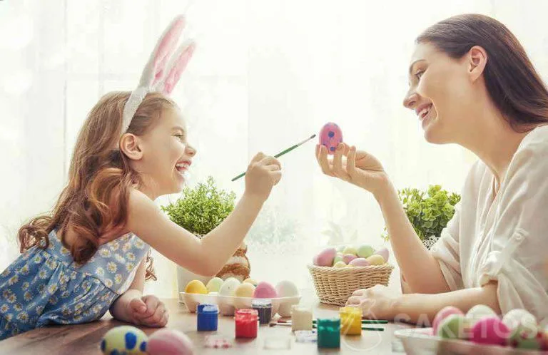 Sfeervolle paaseieren