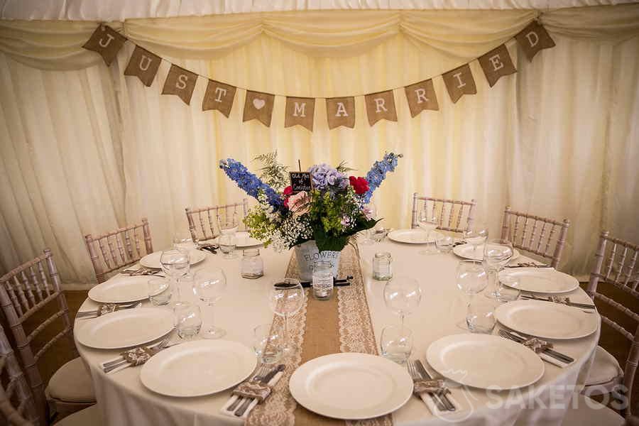 Jute huwelijksslinger