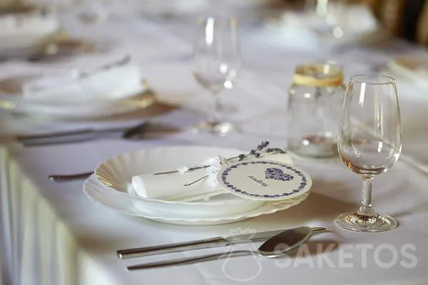 Bruiloft met lavendel - lavendelbloemen als thema voor bruiloft en receptie 11 Bruiloft vignetten - lavendeldecoraties